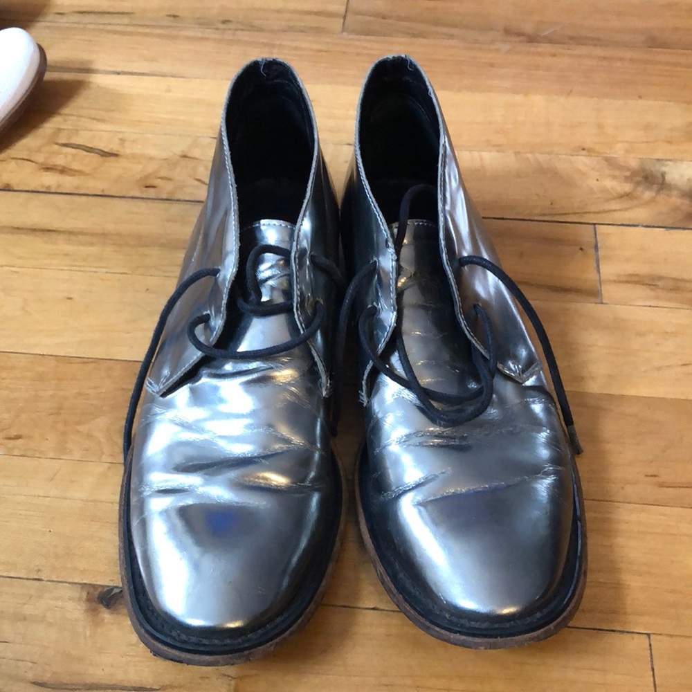 Sigerson Morrison metallic booties